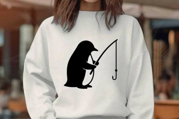 Fishing Penguin SVG Clipart Sublimation Review