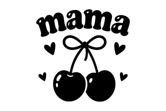 Free Mama Cherry Coquette Bow PNG Review