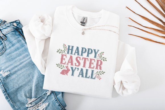 Happy Easter Yall SVG Retro Farmhouse Review