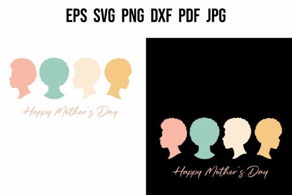 Happy Mother s Day Retro Mama SVG Design