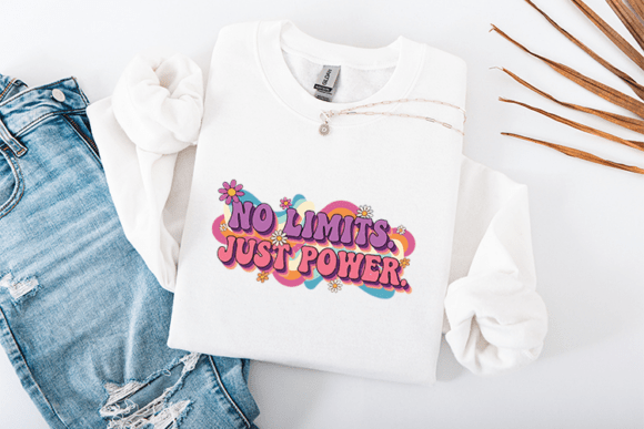 No Limits Just Power SVG Retro Groovy Review
