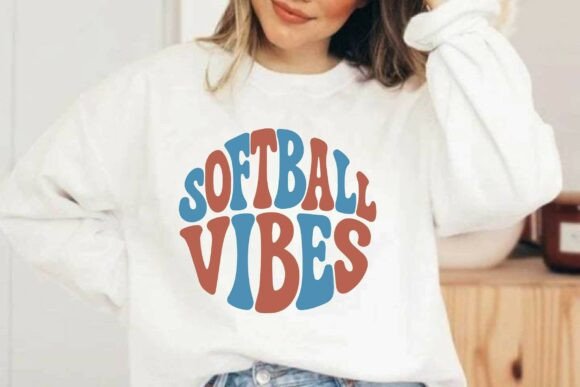Retro Softball Vibes SVG T-Shirt Design Review