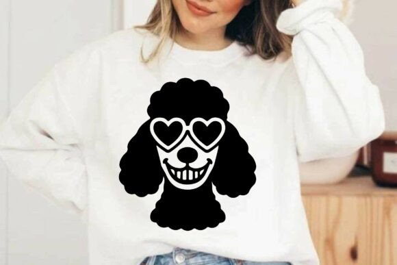 Review: Funny Poodle Smiling Heart Sunglass SVG